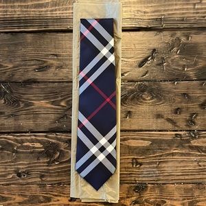 Burberry Navy Tie - London England - Never Worn